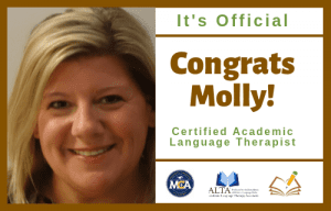 Molly | CALT | The Written Word Center for Dyslexia and Learning