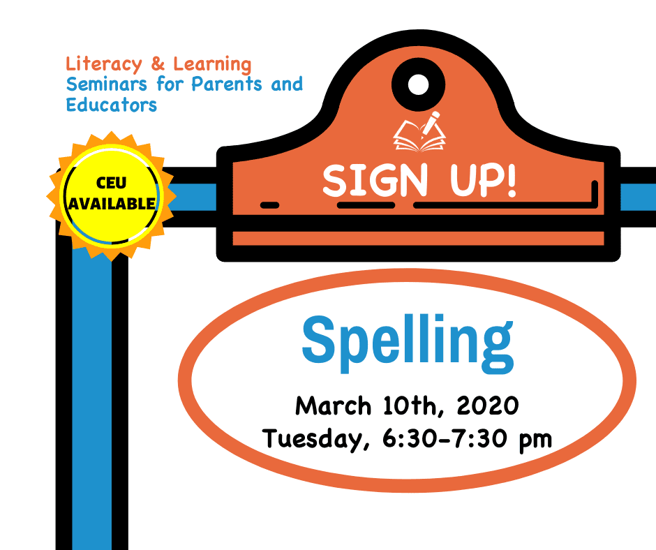 Literacy & Learning Seminars | Spelling | The Written Word