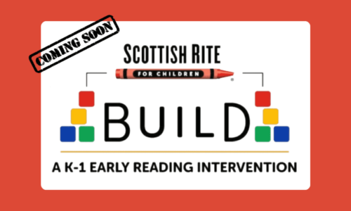 Build Early Intervention | Scottish Rite | The Written Word