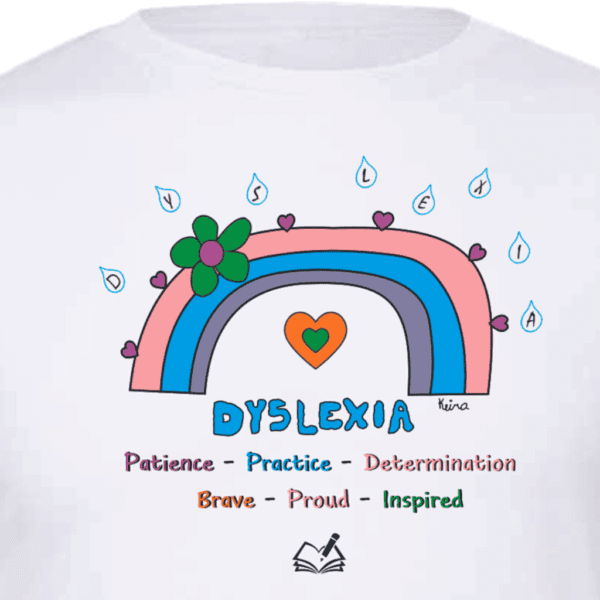 T-Shirt | Dyslexia Awareness | Design | The Written Word