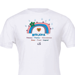 T-Shirt | Dyslexia Awareness | The Written Word