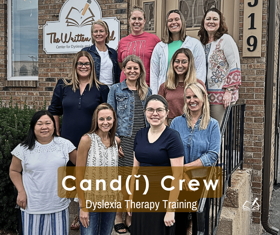 Candi Crew | Dyslexia Therapy Training | The Written Word