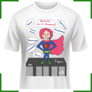 Dyslexia Awareness T-Shirt-2023 | The Written Word