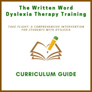 Dyslexia Therapy Training - Take Flight - The Written Word