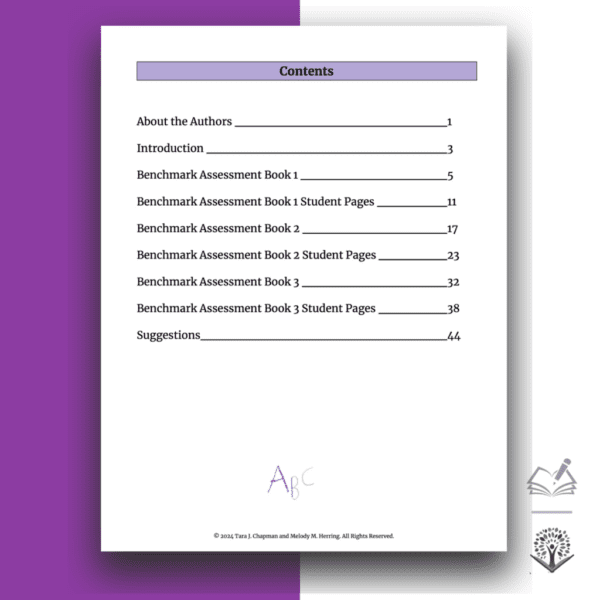 BENCHMARK ASSESSMENTS – PROGRESS MONITORING-The Written Word