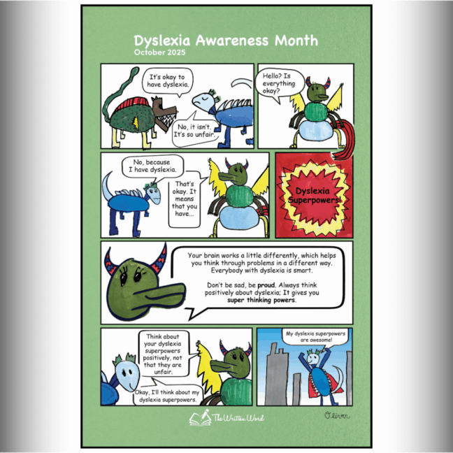 2025 Dyslexia Awareness-Poster - The Written Word