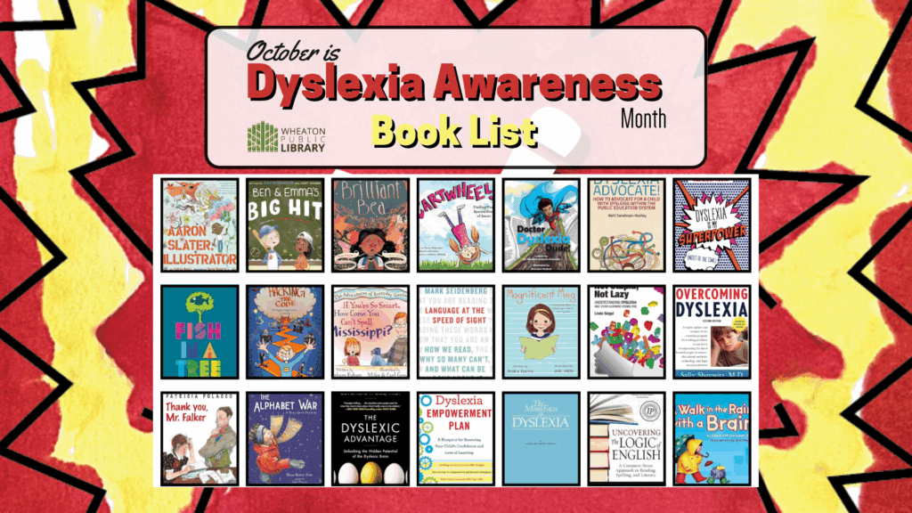 Book List - #DyslexiaAwareness