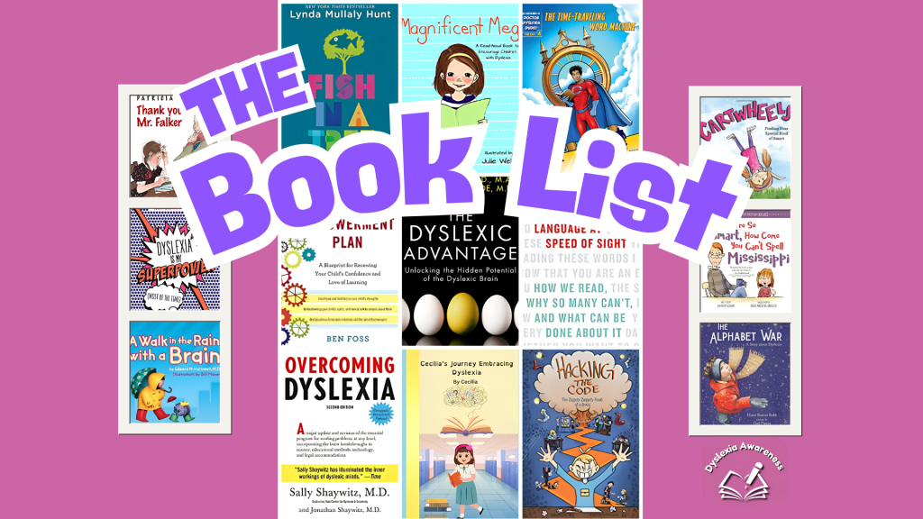 The Book List - The Written Word - Dyslexia Awareness